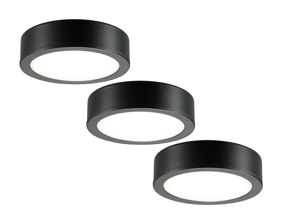 Sylvania Cirkel Keukenspot LED set van 3 270 lm IP20 zwart