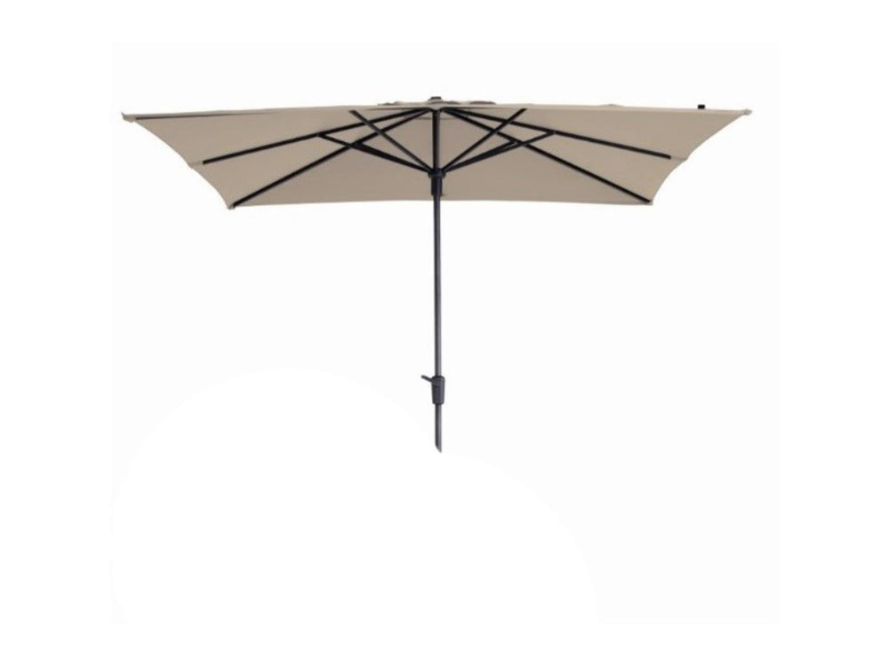 Madison parasol syros vierkant opdraai 280x280cm ecru