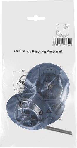 Cornat afvoerplug spoelbak 85mm 6 4 (401) - t352504r