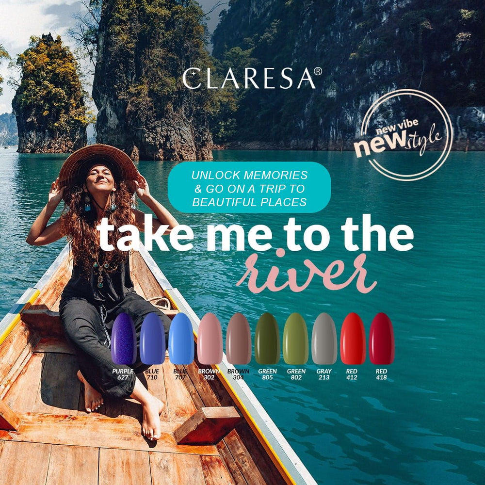 Claresa uv led gellak 5ml groen 805 neem me mee naar de rivier