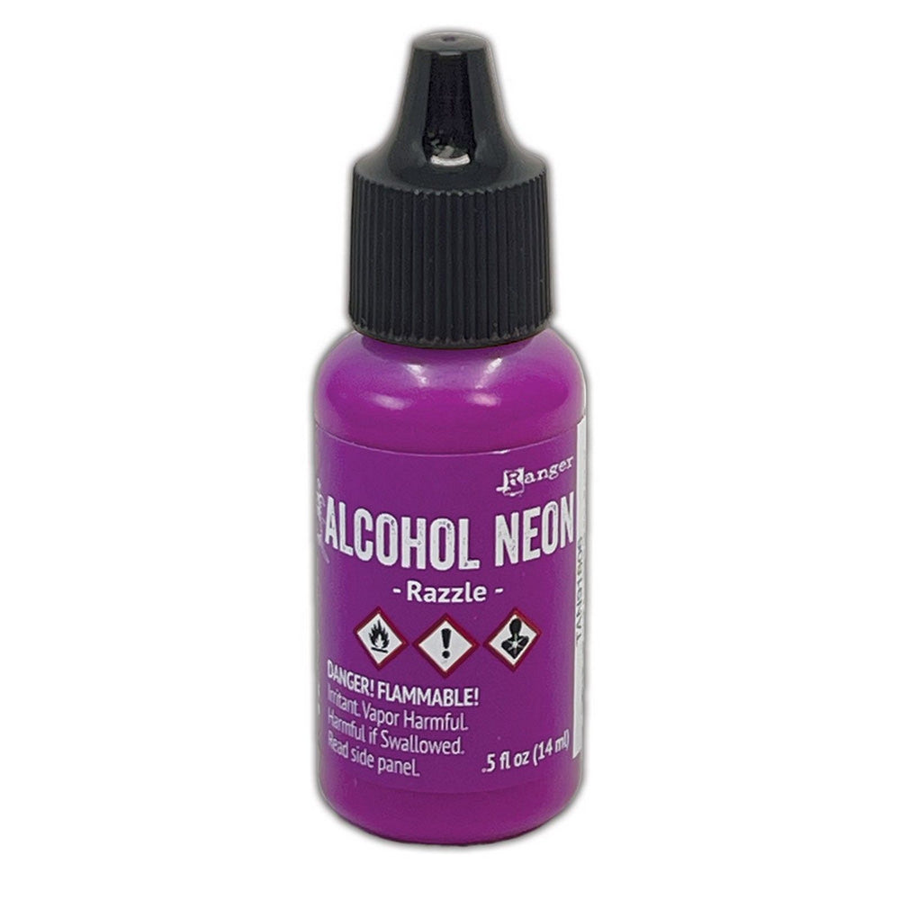Ranger ink ranger • tim holtz alcohol neon ink razzle 14ml
