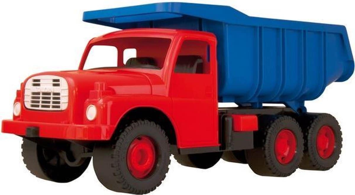 Dinotoys tatra stevig zand auto rood-blauw 70 cm