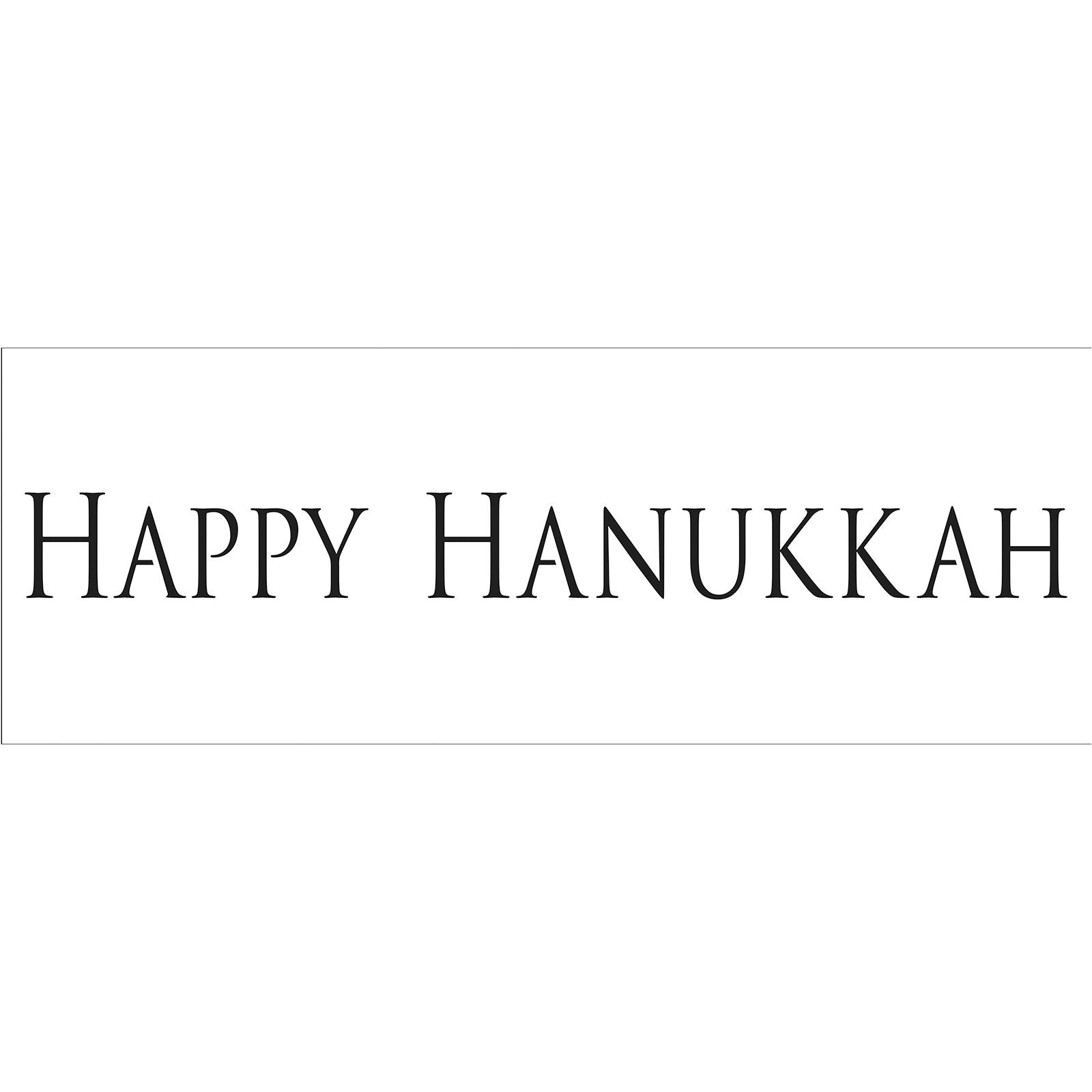 The crafter's workshop • rustieke boord stencil 41,91x15,2cm happy hanukkah