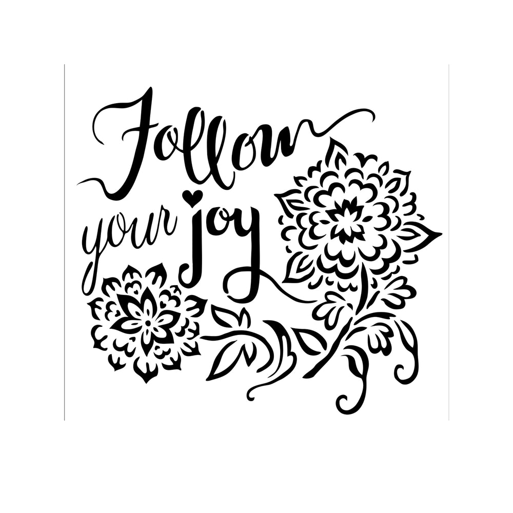 The crafter's workshop • template 15x15cm follow joy