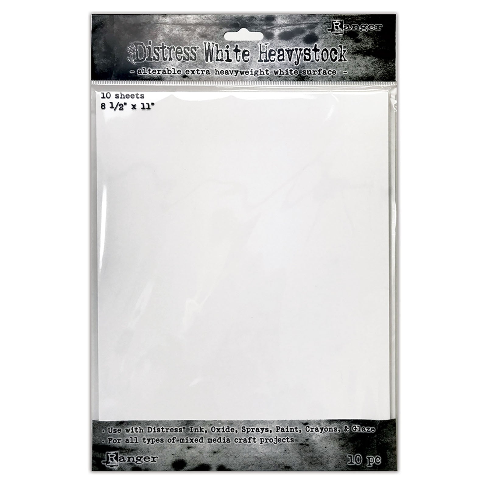 Ranger ink ranger • tim holtz distress mixed media heavystock 20,32x25,40cm white