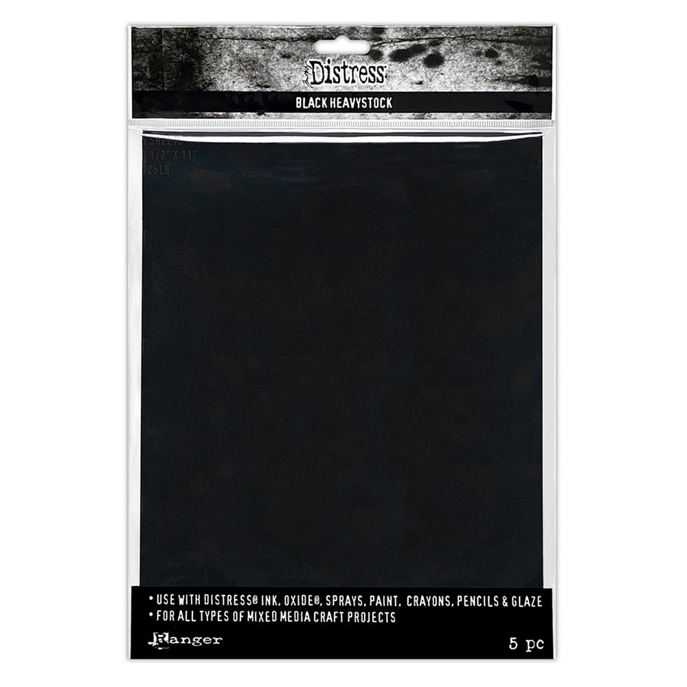 Ranger ink ranger • tim holtz distress mixed media heavystock 20,32x25,40cm black