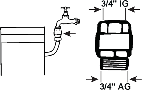 Cornat beluchtingsventiel slangaansl. 3 4 - tec306302