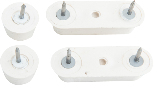 Cornat gummi stop wc-bril hout (4st) - tec365017