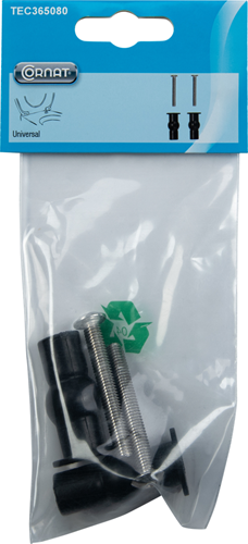 Cornat wc-bril bevestigingset universal - tec365080