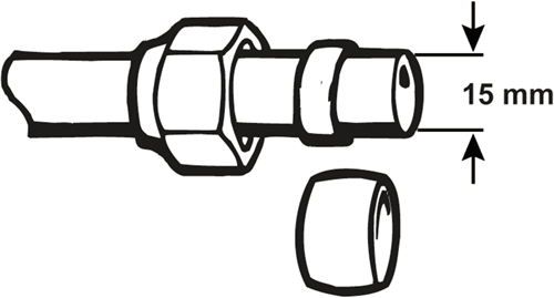 Cornat knelkoppeling ms ring 15mm (2st) - tec589060