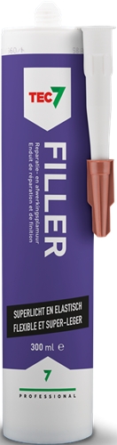 Tec7 filler patroon alles-in-één vulmiddel en afwerkingsplamuur 300ml - 601106000