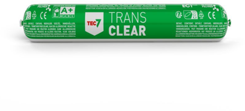 Tec7 lijm en afdichtingskit polymeer | transparant | worst | 400ml - 539509000