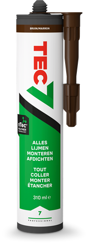 Tec7 patroon universele kit 310ml bruin - 535406000