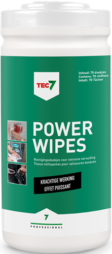 Tec7 powerwipes reinigingsdoekjes 70 doekjes - 467030000
