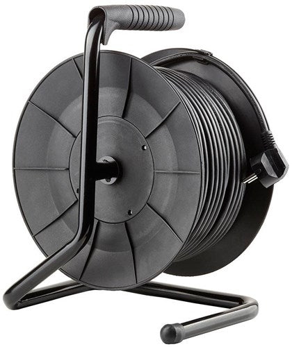 Enzo technik kabelhaspel h05 3x1,5qmm 50m zwart - 1167274