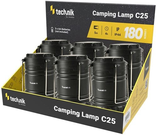 Enzo technik led campinglamp 3xaa 180 lumen - 5720190