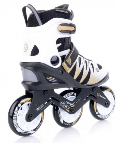 patins à roues alignées Wenox Top 100 botte souple 85A blanc taille 37
