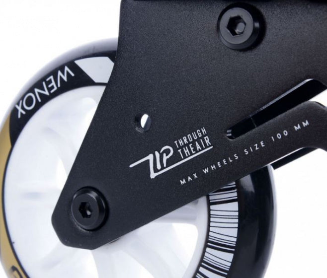 patins à roues alignées Wenox Top 100 botte souple 85A blanc taille 37