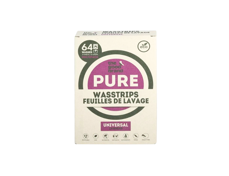 The good brand wasstrips - lavendel - 64 stuks