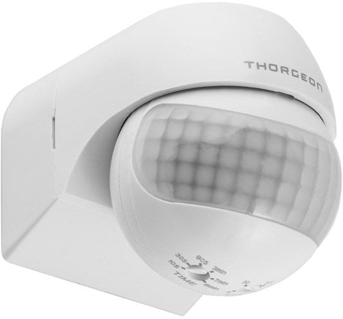 Enzo thorgeon bewegingsmelder opbouw wand 180 graden ip44 verstelbaar wit - 3900502
