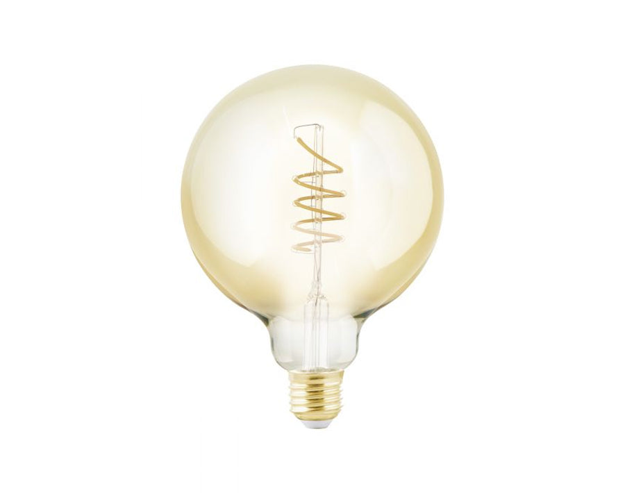 Eglo ledlamp - bol - e27 - 245 lm - amber - dimbaar - spiraal
