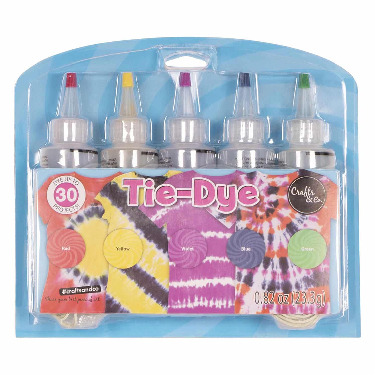 Brandunit tie dye verf kleur je eigen unieke t-shirt