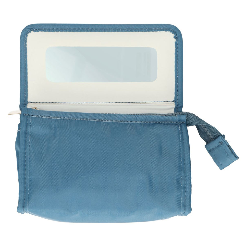Traveller spiegeltas essentials blauw 16,5cm x 11cm