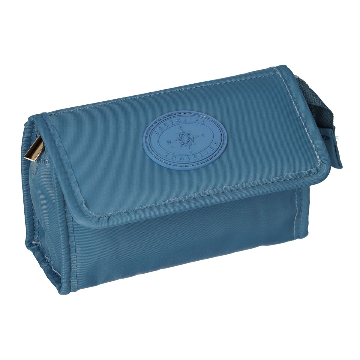 Traveller spiegeltas essentials blauw 16,5cm x 11cm