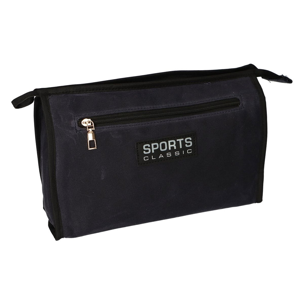 Traveller toilettas sport klassiek militair blauw paars 30cm x 24cm