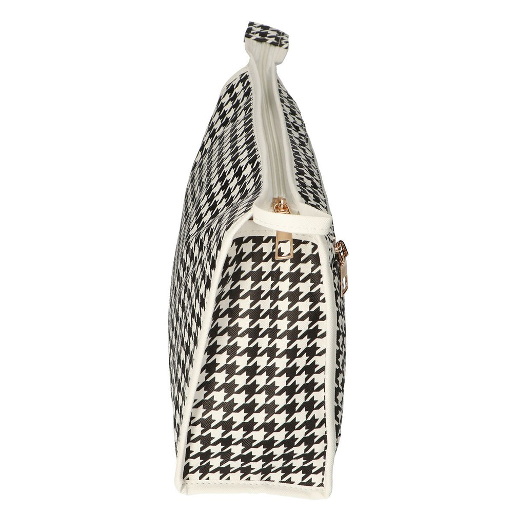 Traveller toilettas pied-de-poule 30cm x 19,5cm