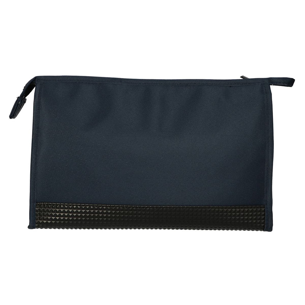 Traveller toilettas rubber blauw 30x19,5cm