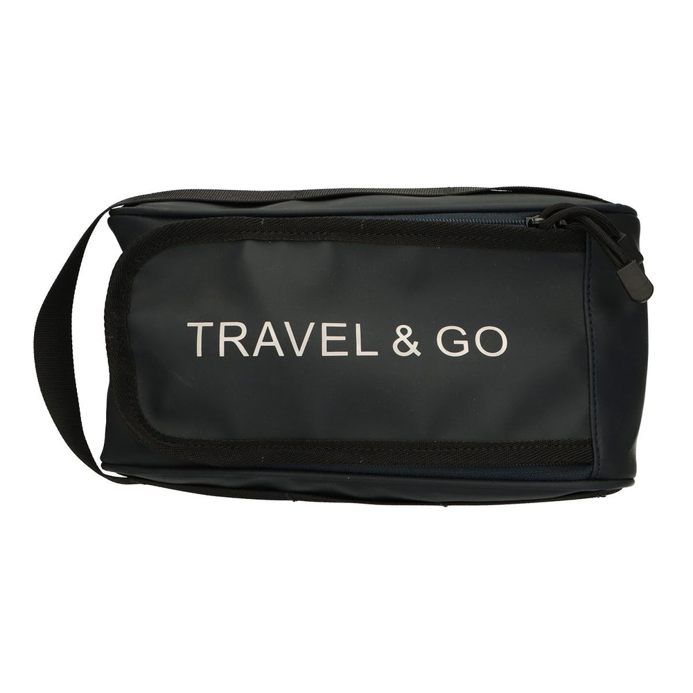 Traveller toilettas travel go donkerblauw 15,5cm x 13,5cm
