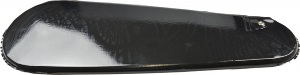 Garde-chaîne 26 pouces en tissu laqué noir