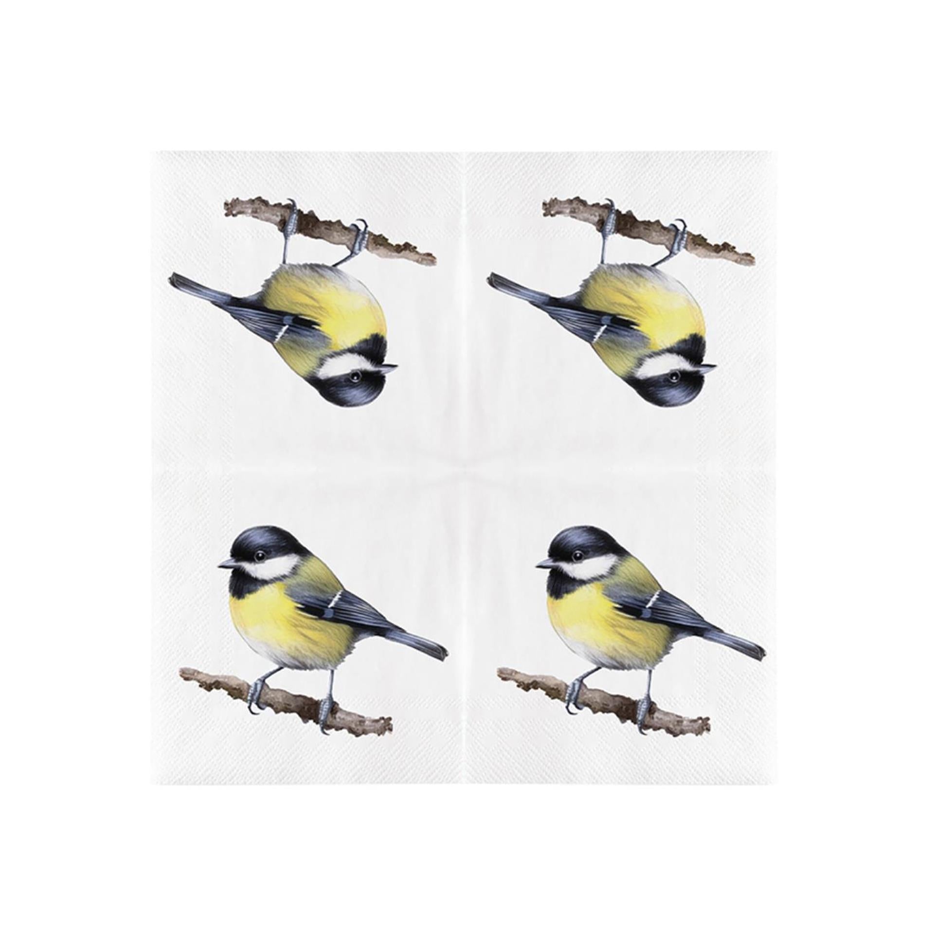 Esschert design papieren servetten koolmees 33x33cm