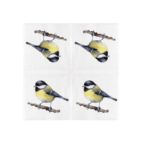 Esschert design papieren servetten koolmees 33x33cm