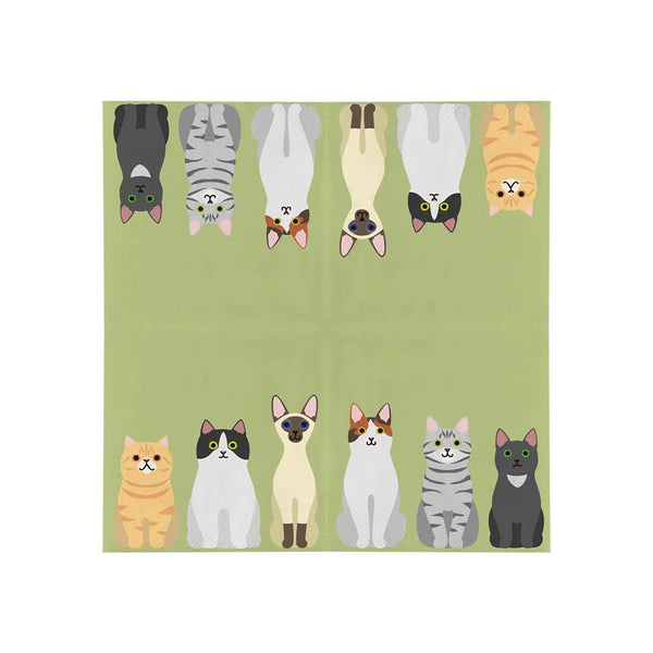 Esschert design papieren servetten katten 33x33cm