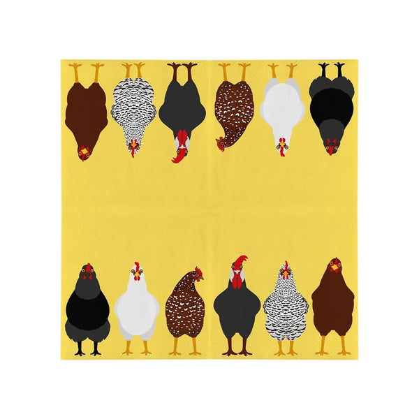Esschert design papieren servetten kippen 33x33cm
