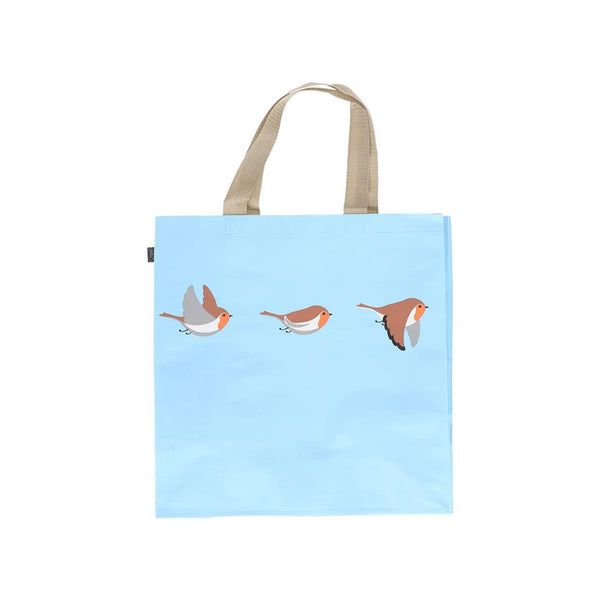 Esschert design boodschappentas roodborstjes 40x40x14,5cm