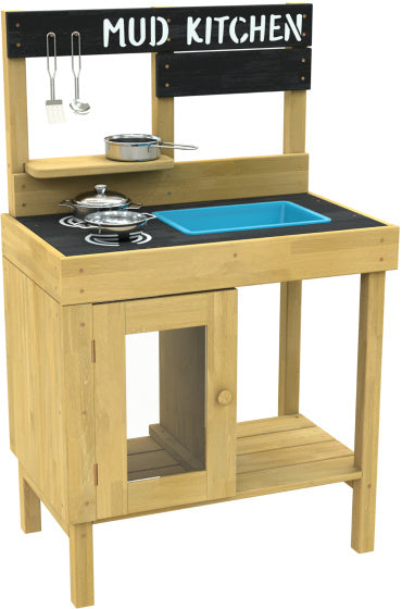 Junior Kok Houten Modderkeuken met Accessoires