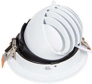 Enzo tronix led downlighter wit 18-30w 3000k banaan model 45gr - led2355