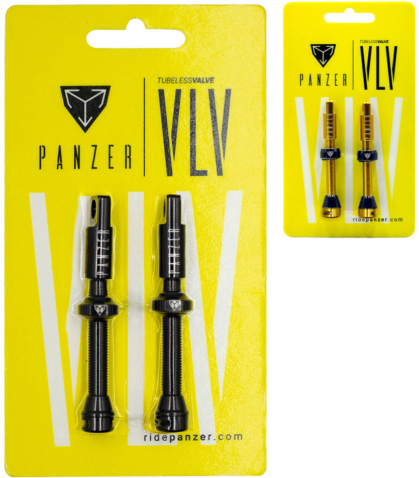 Ridepanzer tubeless valves highflow 48mm (pair) | black