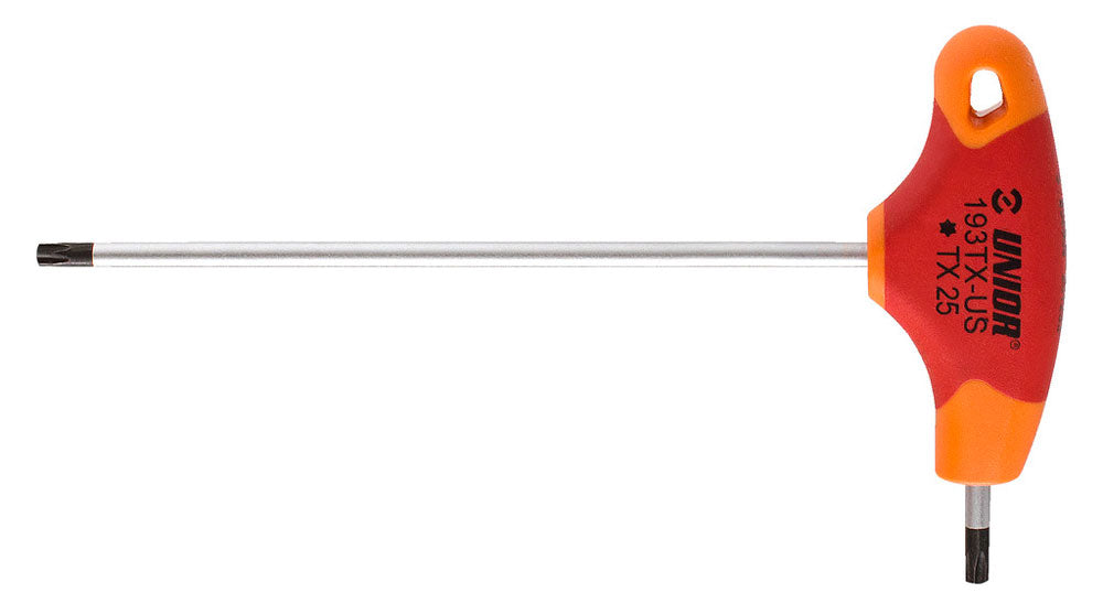 Unior tools tx profile screwdriver with t-handle 193tx-us | t27