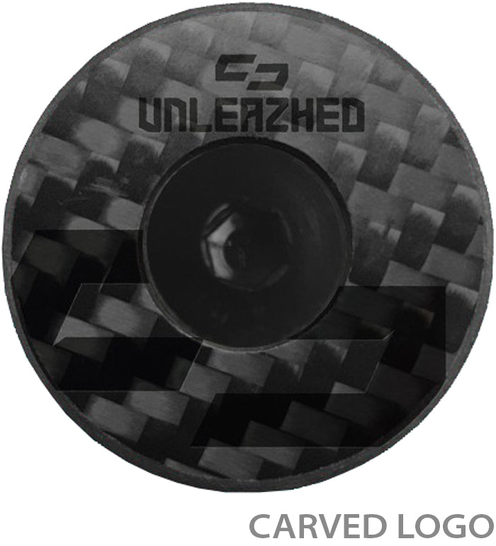 Unleazhed unloose cf01 top cap carbon ahead cap | carved compass