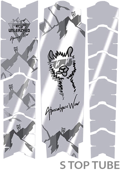 Unleazhed unscratch frame protector film - alpocalypse alpine rose samerberg black glossy | xxl