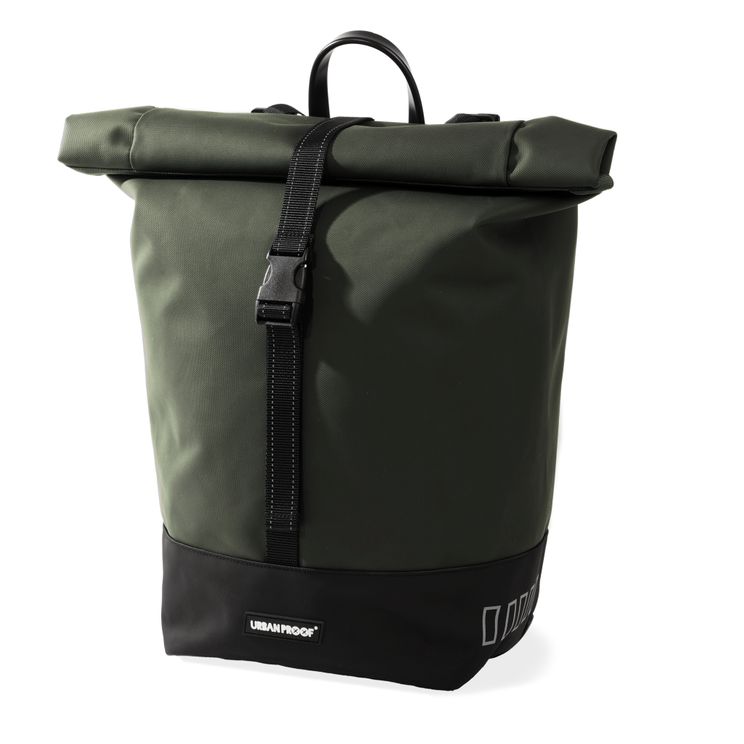 Urbanproof urban proof single rolltop tas 20l groen recycled