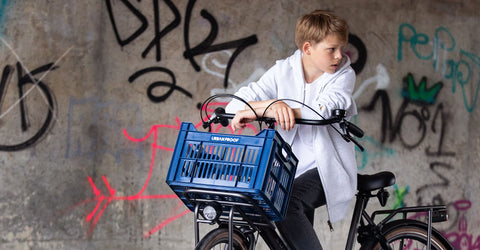 Caisse vélo recyclée Urban Proof 30 litres - rose chaud