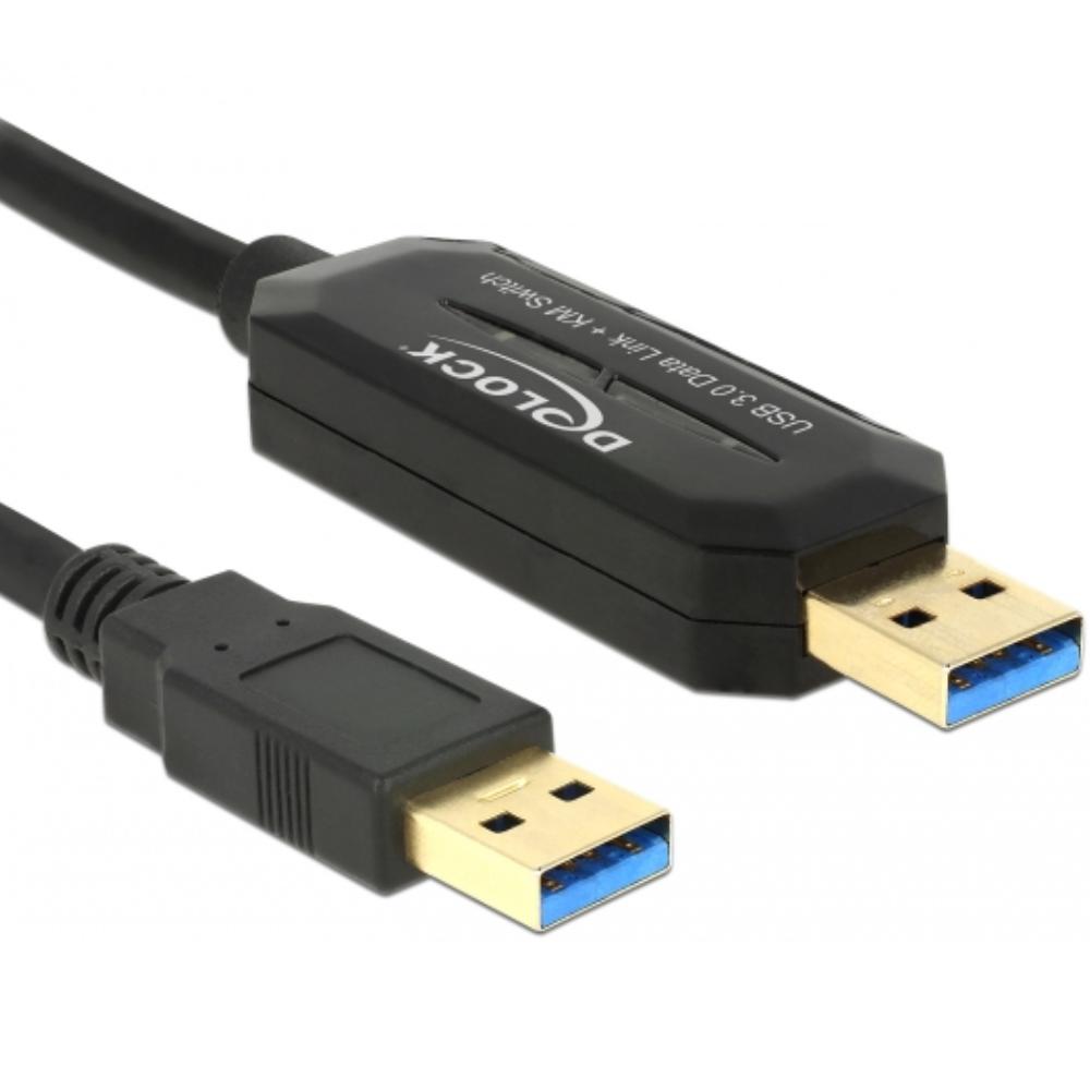 DeLOCK DeLOCK Data Link + KM-switch USB 3.0 > USB 3.0