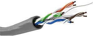Enzo utp cat6 100m grijs soepel cu - 1381537