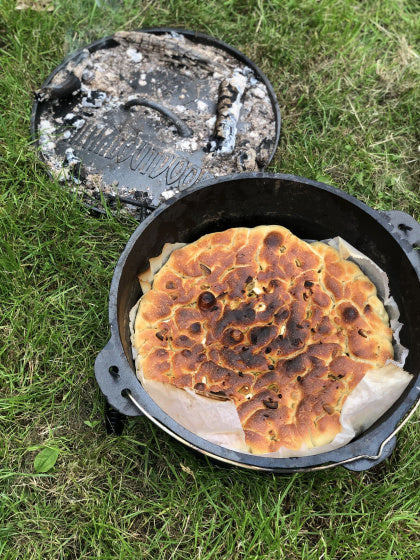 Braadpan Gietijzer zonder pootjes 6,1 L