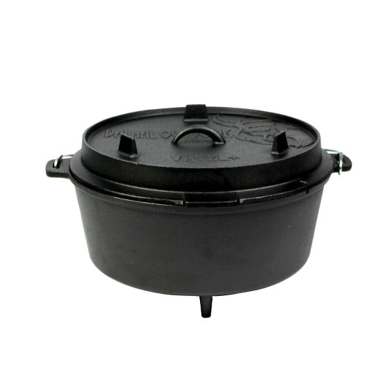 Dutch Oven Gietijzer met pootjes 12 L